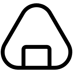 Onigiri Light Icon from Phosphor Light Set