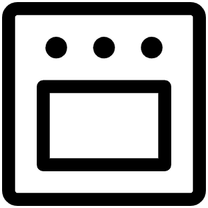 Oven Light Icon from Phosphor Light Set