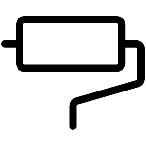 Paint Roller Light Icon from Phosphor Light Set