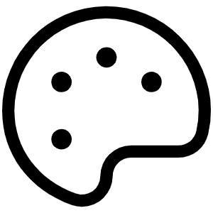 Palette Light Icon from Phosphor Light Set