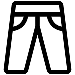 Pants Light Icon from Phosphor Light Set