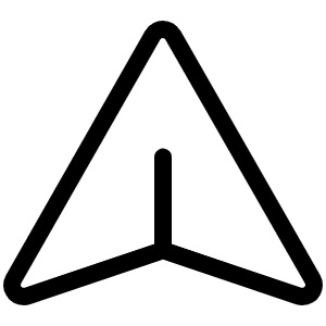 Paper Plane Light Icon from Phosphor Light Set
