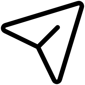 Paper Plane Tilt Light Icon from Phosphor Light Set
