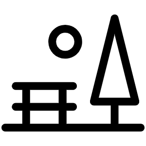 Park Light Icon from Phosphor Light Set