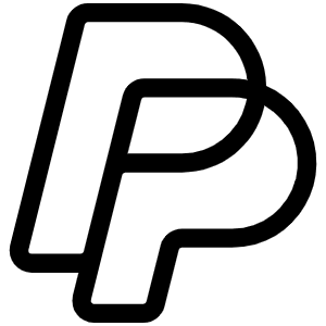 Paypal Logo Light Icon from Phosphor Light Set