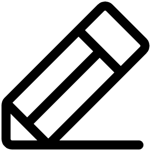 Pencil Line Light Icon from Phosphor Light Set