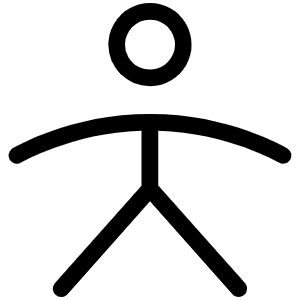 Person Simple Light Icon from Phosphor Light Set