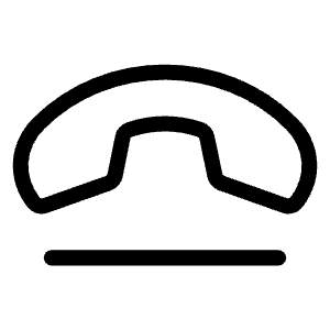 Phone Disconnect Light Icon from Phosphor Light Set