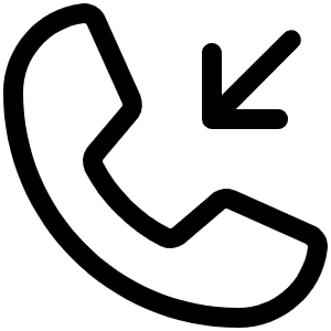 Phone Incoming Light Icon from Phosphor Light Set