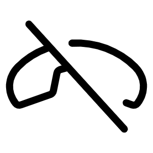 Phone Slash Light Icon from Phosphor Light Set