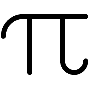 Pi Light Icon from Phosphor Light Set