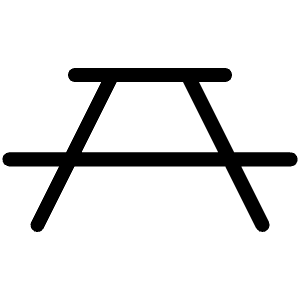 Picnic Table Light Icon from Phosphor Light Set