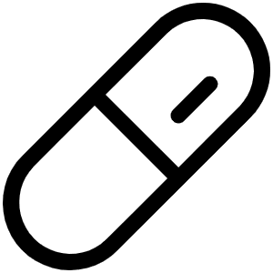 Pill Light Icon from Phosphor Light Set