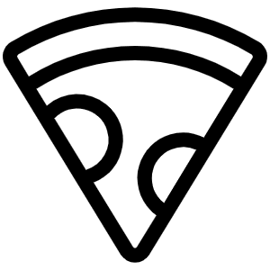 Pizza Light Icon from Phosphor Light Set
