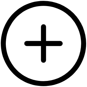 Plus Circle Light Icon from Phosphor Light Set
