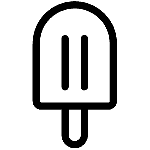 Popsicle Light Icon from Phosphor Light Set