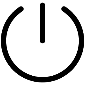 Power Light Icon from Phosphor Light Set