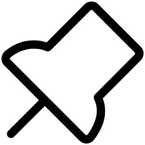 Push Pin Light Icon from Phosphor Light Set