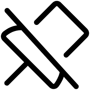 Push Pin Slash Light Icon from Phosphor Light Set