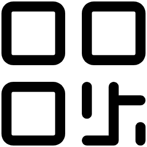 Qr Code Light Icon from Phosphor Light Set