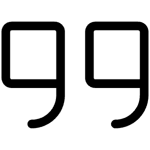 Quotes Light Icon from Phosphor Light Set
