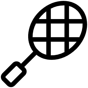 Racquet Light Icon from Phosphor Light Set