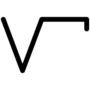 Radical Light Icon from Phosphor Light Set