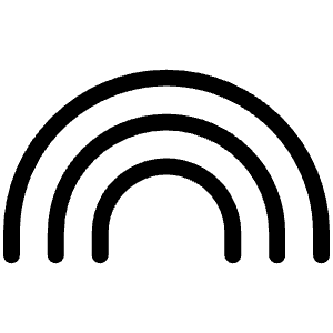 Rainbow Light Icon from Phosphor Light Set