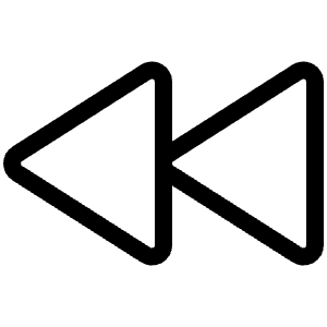 Rewind Light Icon from Phosphor Light Set