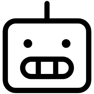 Robot Light Icon from Phosphor Light Set