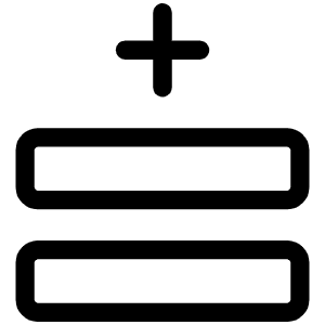 Rows Plus Top Light Icon from Phosphor Light Set