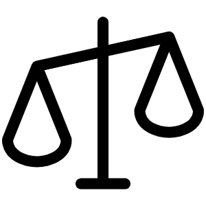 Scales Light Icon from Phosphor Light Set
