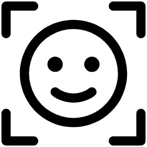 Scan Smiley Light Icon from Phosphor Light Set