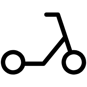 Scooter Light Icon from Phosphor Light Set