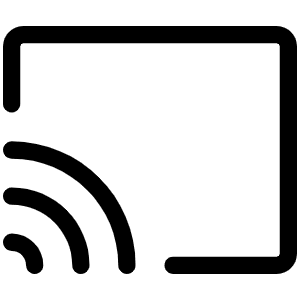 Screencast Light Icon from Phosphor Light Set