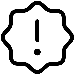 Seal Warning Light Icon from Phosphor Light Set