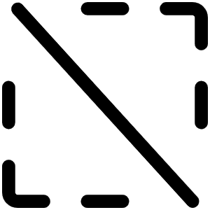 Selection Slash Light Icon from Phosphor Light Set