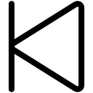 Skip Back Light Icon from Phosphor Light Set