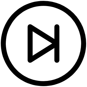 Skip Forward Circle Light Icon from Phosphor Light Set