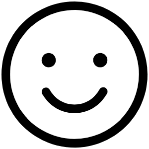 Smiley Light Icon from Phosphor Light Set