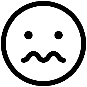 Smiley Nervous Light Icon from Phosphor Light Set