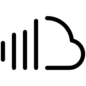 Soundcloud Logo Light Icon from Phosphor Light Set