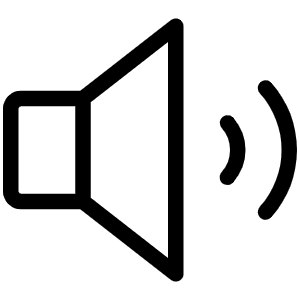 Speaker High Light Icon from Phosphor Light Set