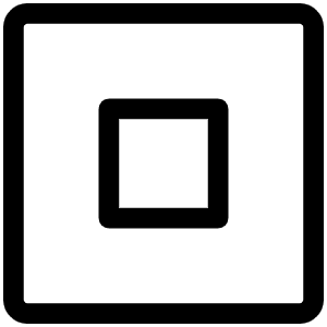 Square Logo Light Icon from Phosphor Light Set