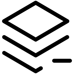 Stack Minus Light Icon from Phosphor Light Set