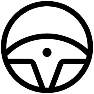 Steering Wheel Light Icon from Phosphor Light Set