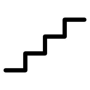 Steps Light Icon from Phosphor Light Set