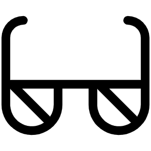 Sunglasses Light Icon from Phosphor Light Set
