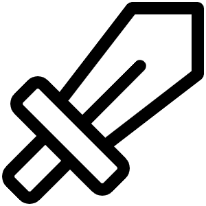 Sword Light Icon from Phosphor Light Set