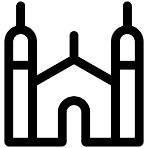 Synagogue Light Icon from Phosphor Light Set